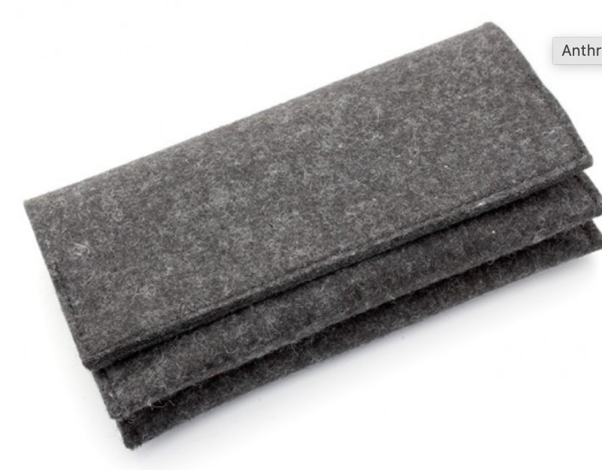 Valrose   Double Felt Eyewear Case