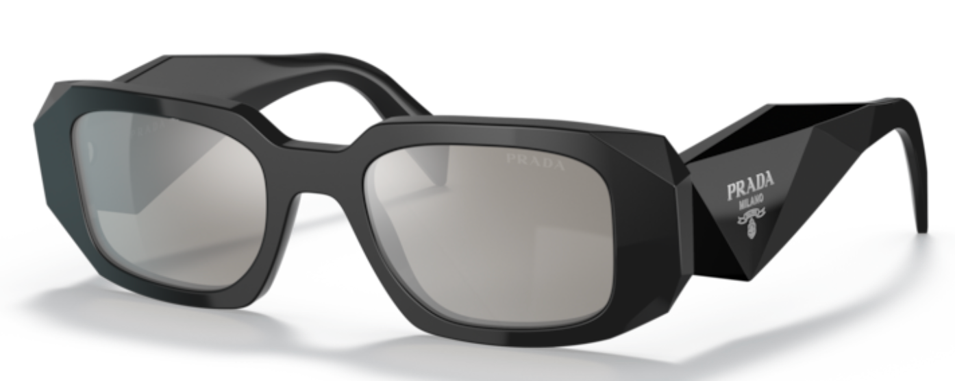 Prada SPR 17W Sunglasses color 1AB-5S0 Grey lenses